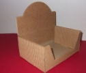 Emballage carton BOITE PRESENTOIR carton cannelé