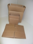 Caisse Simple cannelure - 250 x 250 x 170