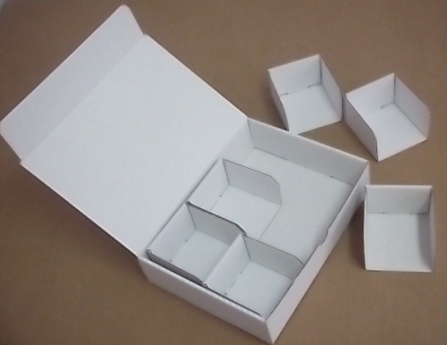 3x Sortierkasten Assortiment boite de petites pièces boîte caisse encadré Magazine