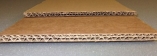 Emballage carton PLAQUE CARTON ONDULE DOUBLE CANNELURE (force 30kg)